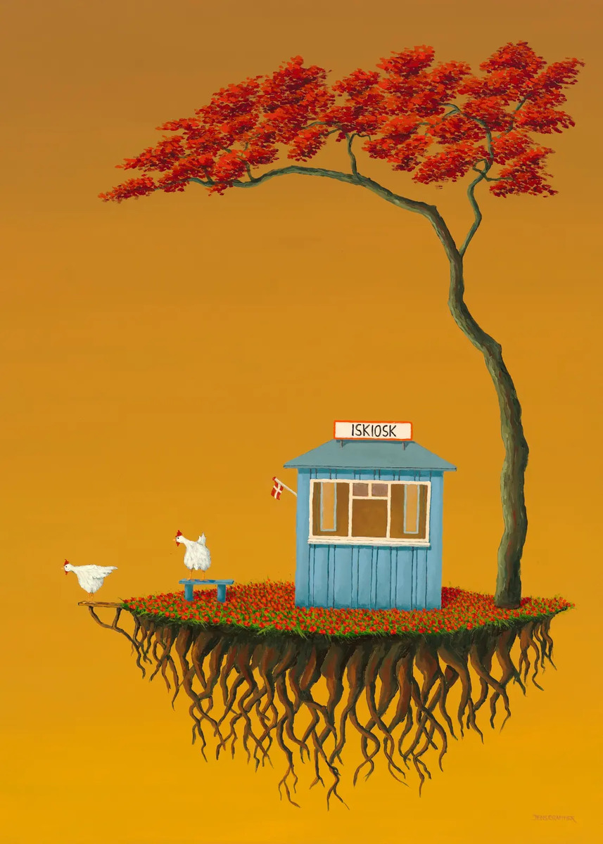 Kunstværk af Jens Brammer, udstillet på Påskeudstillingen 2026