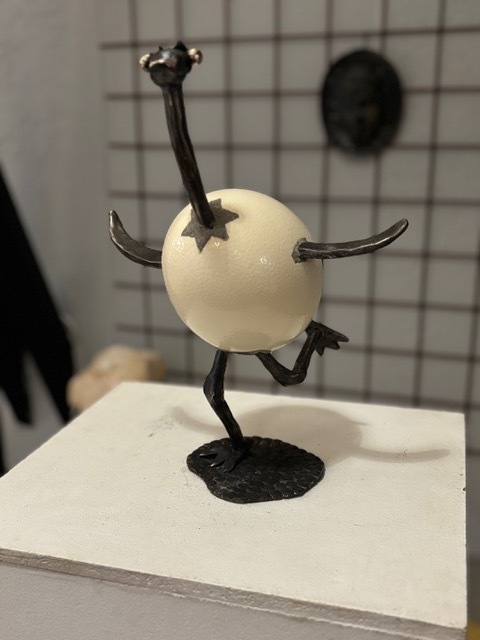 Kunstværk af Hans Felthaus, udstillet på Påskeudstillingen 2026