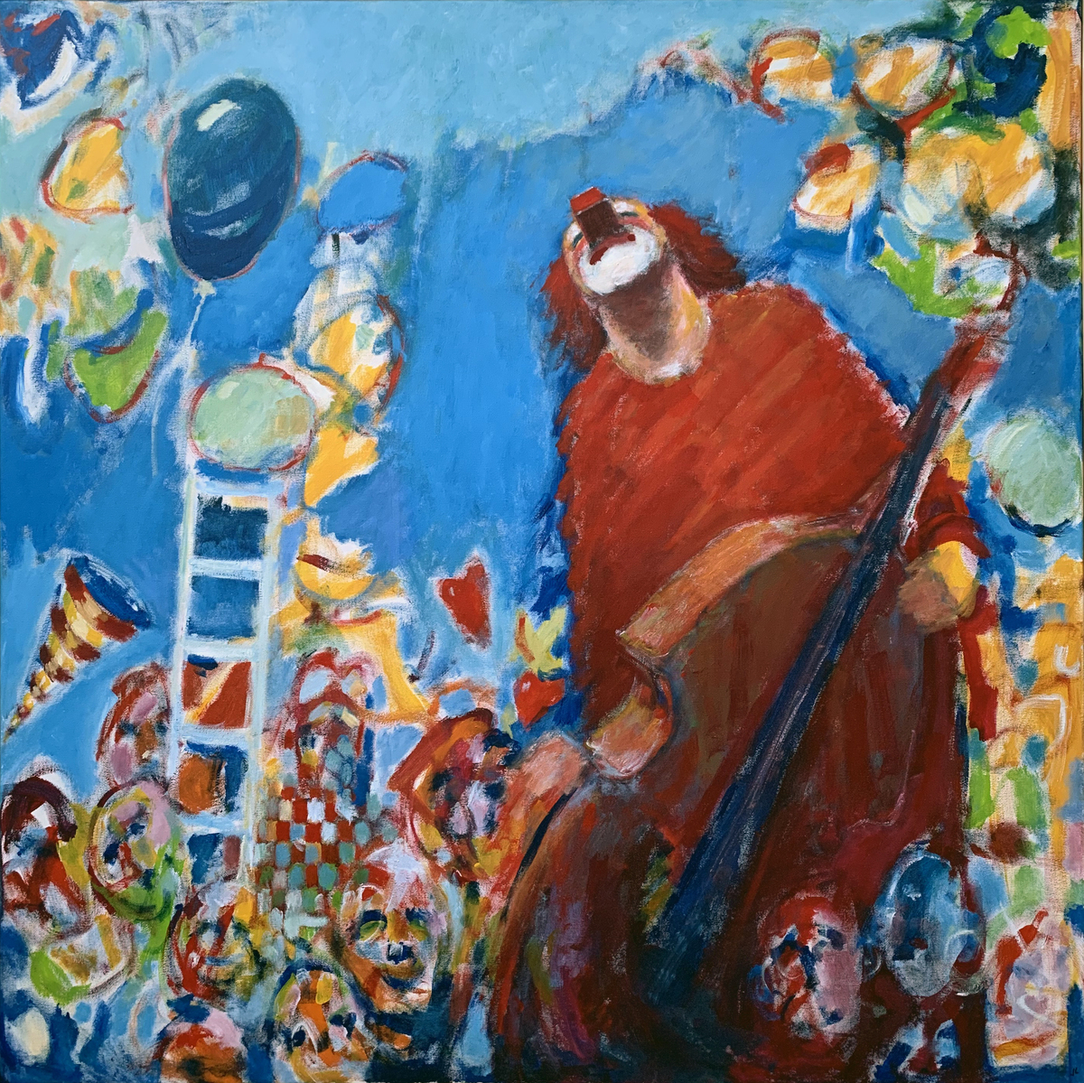 Kunstværk af John Laursen, udstillet på Påskeudstillingen 2026