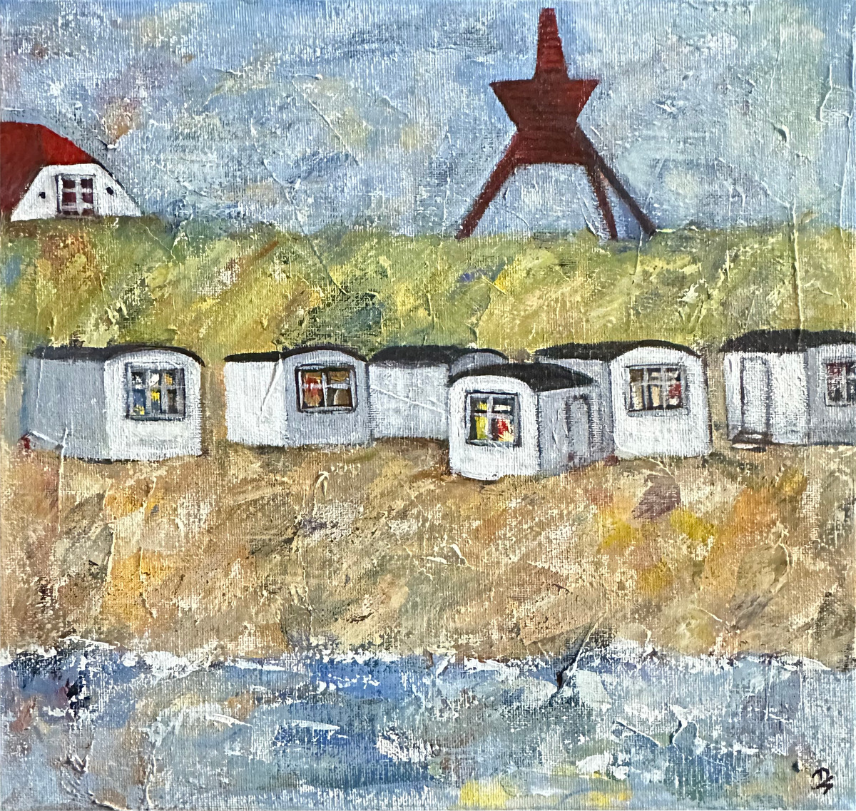 Kunstværk af Dorthe Stiller, udstillet på Påskeudstillingen 2026