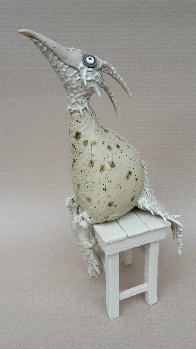 Kunstværk af Vita Valdemane, udstillet på Påskeudstillingen 2026